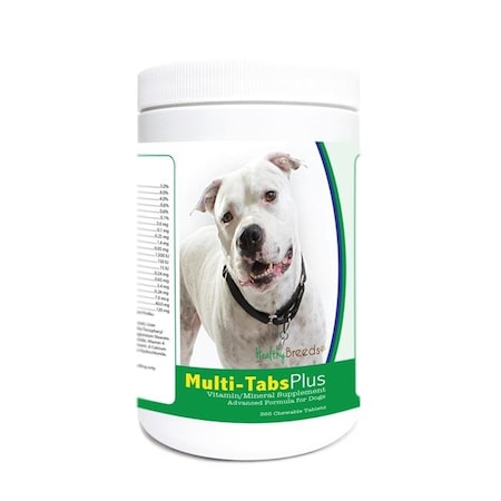 Healthy Breeds Healthy Breeds 840235180456 Pit Bull Multi-Tabs Plus Chewable Tablets - 365 Count 840235180456